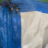 Bâche de camion imperméable MILLION 130 g/m² légère, bleue, résistante aux déchirures, en tissu PE, rouleaux de bâche HDPE