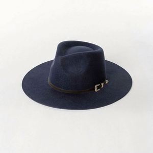 High Quality 100% Australia Wool Felt Hat Wholesale Custom Handmade Wide Brim Vintage Blank Women Men Sombreros Fedoras Hats - Product Image 4