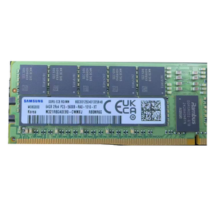 หน่วยความจำแบบ RDIMM รุ่นใหม่เอี่ยม M321R8GA0EB0-CWM 64GB 2Rx4 PC5 5600B DDR5 ECB สำหรับเซิร์ฟเวอร์ M321R8GA0EB0-CWM 64G 64G - Product Image 1