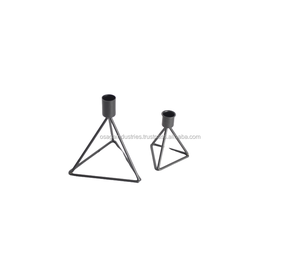 Candelabro metálico de cristal con diseño de árbol de Navidad, candelabro de alambre de alta calidad, STICKL - Product Image 4