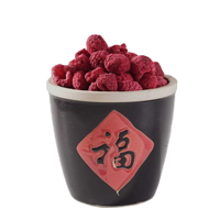 Frambuesas Liofilizadas - Bayas Enteras de Color Vibrante y Sabor Intenso, Ricas en Antioxidantes