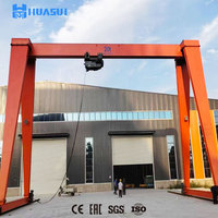 Grue à portique de levage électrique à télécommande de grande capacité 1-32 tonnes, chariot de levage électrique, grue à portique sur rails