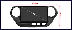 Reproductor multimedia estéreo para coche con sistema Android de 9 pulgadas, compatible con BT, GPS, Wifi para <span class=keywords><strong>Hyundai</strong></span> <span class=keywords><strong>I10</strong></span> 2013-2016, audio para coche, carplay - Product Image 5