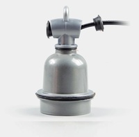 Douille de lampe chauffante E27 étanche en aluminium isolant 220V pour ampoule céramique rétro, support de lampe chauffante pour animaux de compagnie