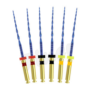 Limas Endodónticas Rotatorias de Aleación Niti para Uso Eléctrico, Activadas por Calor, Color Azul, Conicidad 5, Longitudes de 21/25/31 mm, Caja para Tratamiento Endodóntico - Product Image 2