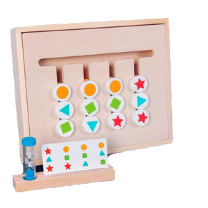 Apprendimento Giocattoli Educativi Sussidi <span class=keywords><strong>Didattici</strong></span> Montessori di legno di figura di colore di corrispondenza di gioco dei bambini del partito di gioco di logica giocattolo - Product Image 6