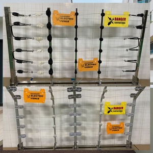 محيط أمان حيوانات المزرعة والماشية ، تركيب كهربائي مزدوج مطبوع لوحات علامات التحذير من المخاطر PP - Product Image 5