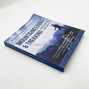 Chất Lượng Cao Hoàn Hảo Ràng Buộc Bù Đắp Giấy Đầy Đủ Màu Sắc Bìa Mềm Dịch Vụ Cuốn Sách Tùy Chỉnh In Ấn Cuốn Sách Bìa Mềm