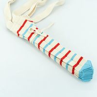 Damen Allround-Plissee-Tasche mit Kontrastfarben, Gestrickte Schulterhandtasche, Tragbare Organ-Tasche mit Diagonaler Kreuzfaltung
