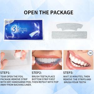 Tiras Blanqueadoras de Dientes 3D Orgánicas Secas, Sin Peróxido, de Alta Calidad, Personalizadas, Marca Privada OEM, Venta al Por Mayor - Product Image 5