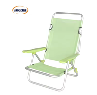 Chaise de plage moderne pliable et réglable pour les loisirs en plein air, les repas, les parcs, les jardins, les hôtels, les villas - Cadre en aluminium portable