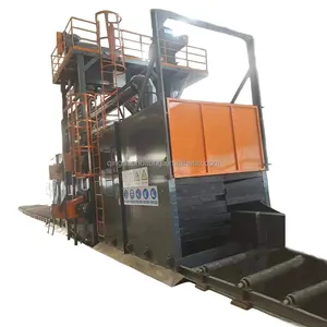 H Steel Beam Cleaning Roller Conveyor Type Shot Blast Cleaning Machine