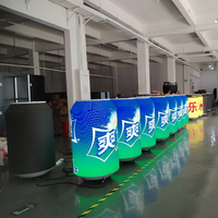 Gongdong P2 Led Display Assez Creative Design Beer Displays Can Shape Led Module Flexible Beer Bottle Led Screen Display