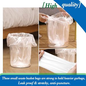 ถุงขยะขนาด 1.6 แกลลอน 120 ใบ แบบใส สำหรับห้องน้ำ ทนทาน - Product Image 4