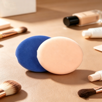 Nouveaux Houppettes de Maquillage Professionnelles en PU, Personnalisables avec Logo, Houppettes Rondes pour Poudre Compacte et Cushion
