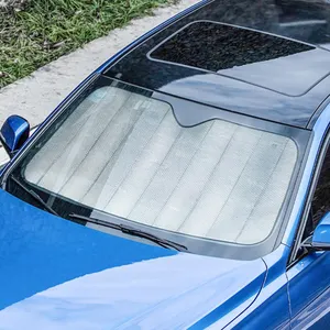 Высококачественная теплоизоляционная УФ-стойкая Складная Алюминиевая фольга переднее ветровое стекло Солнцезащитный козырек для автомобиля внедорожник