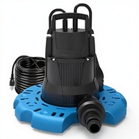 Pompe submersible automatique HP 1/4 HP alimentée par prise 115 V, adaptateur de clapet anti-retour 3/4 pouces, cordon de 25 pieds, 2250 GPH pour piscines