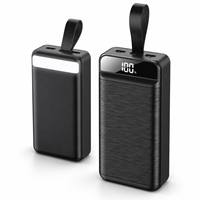 Batterie externe haute capacité 60000mAh, charge 22.5W avec lampe LED, écran numérique et sangle de transport portable pour le camping en plein air