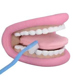 Burattino per bocca dentale di qualità per scuole di dentista Teethbrushing insegnamento divertente burattino per terapia vocale per bambini