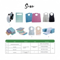 Bavoirs dentaires jetables en papier PE imperméables pour patients, bavoirs médicaux, vente en gros