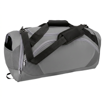 Nouveauté : Sacs de sport en polyester imperméables de grande capacité, prix de gros, logo personnalisé, couleurs unies, sacs de voyage