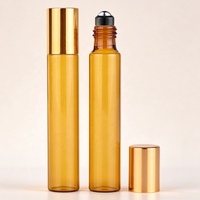 Flacon en verre vide pour huile essentielle à bille de 2 ml, 3 ml, 5 ml, 10 ml pour emballage cosmétique