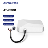 Lecteur RFID UHF longue portée JT-8380, lecteur d'étiquettes RFID UHF passif intégré