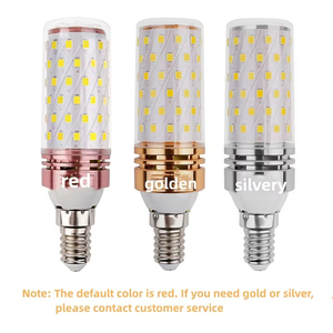 12 Wát tiết kiệm năng lượng độ sáng cao LED Chandelier 60D hai màu ngô đèn cho trang trí trong nhà hiệu suất cao nến đèn - Product Image 4