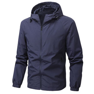 Chaqueta Bomber con Capucha para Hombre, de Alta Calidad, Estilo Casual Elegante, Secado Rápido, Transpirable, Corte Ajustado, Cierre de Cremallera, para Invierno y Actividades al Aire Libre, Servicio OEM - Product Image 1