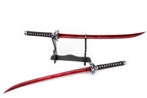 Elden Ring: Lama a doppia punta di Eleonora - Naginata doppia rossa con Protezione del Loto, Arma da collezione - Product Image 2