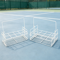 Étagère de rangement pliable en fil métallique robuste de qualité professionnelle, mobile, pour usage en terrain d'entraînement, organisateur de comptoir, support d'équipement
