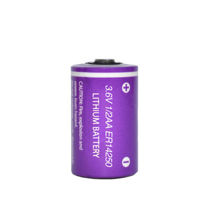 Tipo de bobina Célula no recargable <span class=keywords><strong>er</strong></span> 14250 3,6 V Batería <span class=keywords><strong>Li</strong></span> Socl2 de alta energía 12Ah Medidor de utilidad Batería de litio primaria - Product Image 1