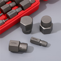 Ensemble d'extracteurs de vis et de boulons à tête hexagonale industrielle et bricolage, 25 pièces