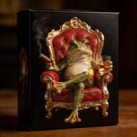 Statue de grenouille en résine peinte à la main sur mesure, de haute qualité, pyramide, décoration religieuse pour la maison, ornement de bureau