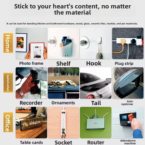 เทปกาวอะคริลิกสองหน้าแบบหนาพิเศษ ทนทาน ไม่ทิ้งคราบ สำหรับร้านขายอุปกรณ์เสริมความงาม ใช้สำหรับจัดแสดงสินค้า ถ่ายภาพแคตตาล็อก - Product Image 3