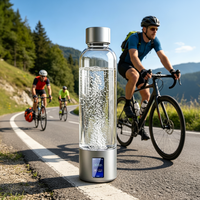 Générateur d'eau hydrogénée portable MYVOES 9000PPB haute concentration, rechargeable, contrôlé par application, pour extérieur, camping-car, voiture, maison