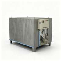 Machine automatique de torréfaction d'arachides et de noix avec moteur pour la transformation de snacks