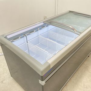 <span class=keywords><strong>Congélateur</strong></span> central de haute qualité avec plateau en verre pour le stockage en vrac de légumes et fruits surgelés pour supermarchés commerciaux - Product Image 6