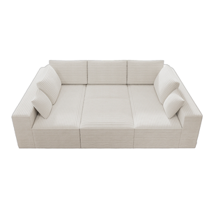 Modular Sectional <b>Sofa</b> Seat,Upholstered Compressed Couch for <b>Living</b> <b>Room</b>,Bedroom,Apartment,No Assembly Required - Product Image 6