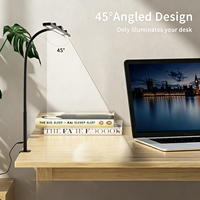 Lampe de bureau, lampe de table, lumière de réparation automobile à angle réglable avec 5 niveaux de luminosité réglables