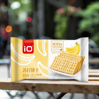 Vente en gros d'usine de biscuits chinois santé sportive craquelins à soda sucré texture croustillante boîte emballée sac goût salé sans sucre