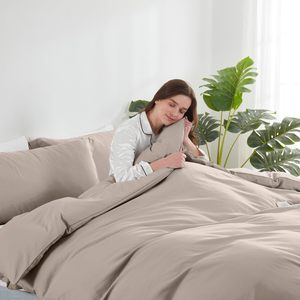 <strong>Duvet</strong> <strong>Cover</strong> Queen Size - 3 Piece Queen <strong>Duvet</strong> <strong>Cover</strong> Set, Soft Double Brushed Queen Size <strong>Duvet</strong> <strong>Covers</strong> with Button Closure - Product Image 2