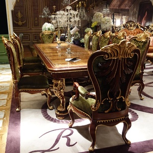 Mobili in stile francese sala da pranzo Set mobili Villa mobili antichi spagnoli - Product Image 3