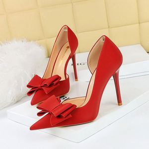 Mode européenne et américaine Sexy Nightclub Talon mince Chaussures pour femmes <span class=keywords><strong>Bouche</strong></span> peu profonde Pointu Talons hauts pour femmes - Product Image 4