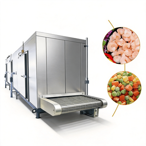 Línea de Congelación Continua Automática Industrial, Máquina de Congelación Rápida, Equipo de Congelación en Túnel para Procesamiento de Alimentos - Product Image 6