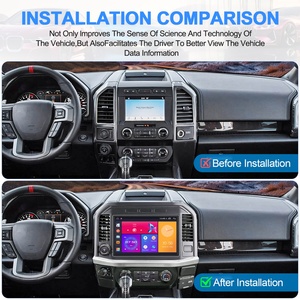 Radio para Auto Navihua con Pantalla Táctil de 12.95 Pulgadas, Android, GPS, Navegación, Multimedia, Carplay, Autoestéreo para Ford F150 2015-2020, Nuevo Diseño - Product Image 2