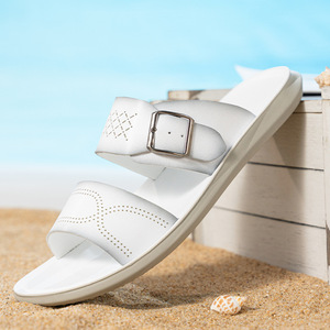 Men's <b>Animal</b> <b>Prints</b> <b>Slides</b> Summer Open Toe PU Upper EVA Outsole Breathable Casual Beach Sandals - Product Image 3