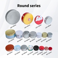 Échantillons Gratuits Boîte Cylindrique Vide pour Épices, Thé, Grains de Café – Boîte de Rangement en Métal pour Faveurs de Fête, Cadeaux