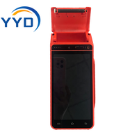 I9100 NFC Pembayaran Nirkabel Thermal Receipt 4G Android Handheld POS Dengan Printer Mesin Terminal POS Android Genggam I9000S vx520