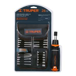 Truper JDM-26 <b>Ratcheting</b> <b>Screwdriver</b> Set 24-Piece Tool Set - Product Image 1